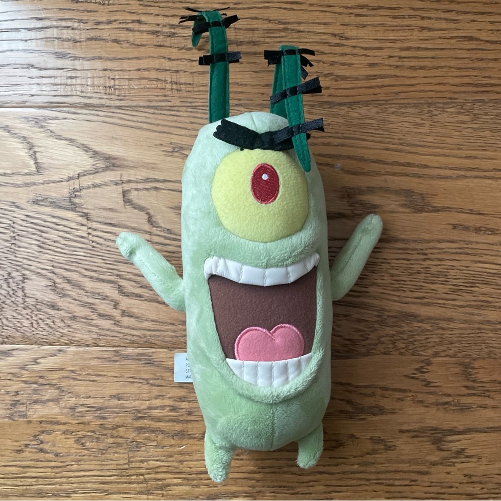 Plankton - 2005 Universal Studios Viacom 14” Plush.